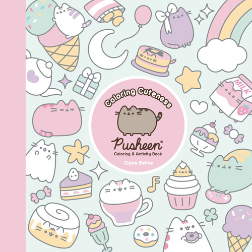 Coloring Cuteness: A Pusheen Coloring & Activity Book (A Pusheen Book) book cover by Claire Belton
