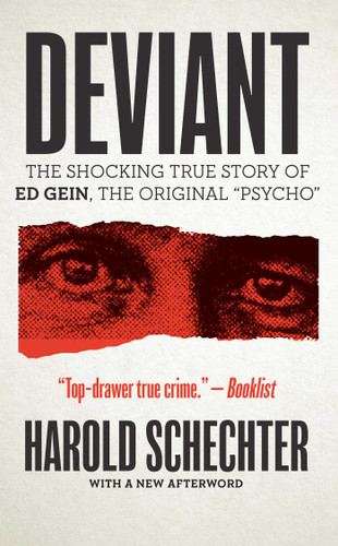 Deviant book cover by Harold Schechter