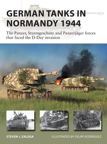 German Tanks in Normandy 1944: The Panzer, Sturmgeschütz and Panzerjäger forces that faced the D-Day invasion (New Vanguard #298) book cover by Steven J. Zaloga