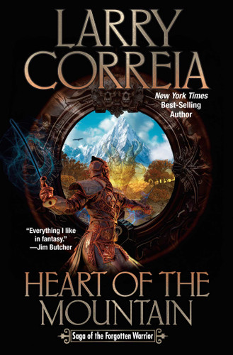 Heart of the Mountain (Saga of the Forgotten Warrior) book cover by Larry Correia