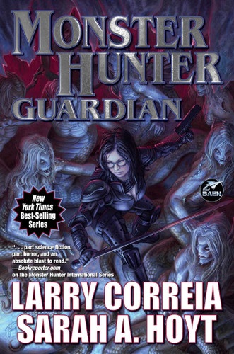 Monster Hunter Guardian (Monster Hunter) book cover by Larry Correia, Sarah A. Hoyt