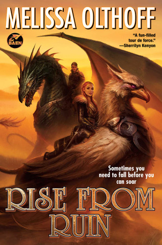 Rise from Ruin (The Griffin Corps) book cover by Melissa Olthoff