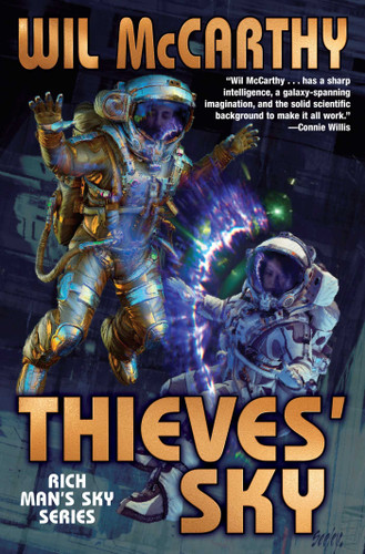 Thieves' Sky (Rich Man's Sky) book cover by Wil Mccarthy