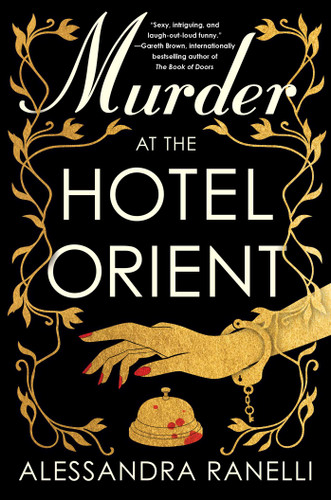 Murder at the Hotel Orient book cover by Alessandra Ranelli