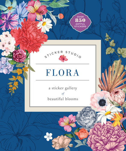 Sticker Studio: Flora: A Sticker Gallery of Beautiful Blooms (Sticker Studio) book cover by Chloe Standish