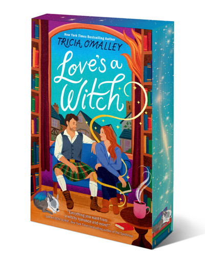 Love's a Witch: A Cozy Fantasy Romance (The Scottish Charms Series) book cover by Tricia O'Malley