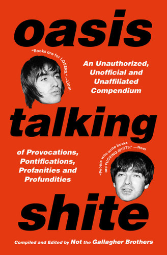 Oasis Talking Shite book cover by Not the Gallagher Brothers