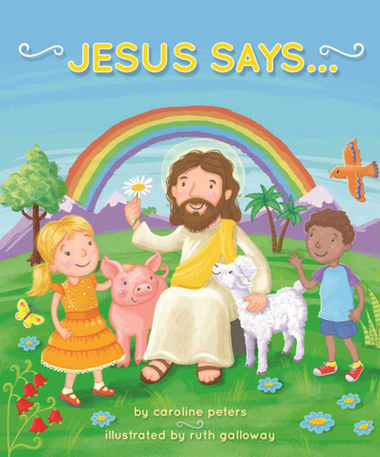 Jesus Says . . . book cover by Caroline Peters
