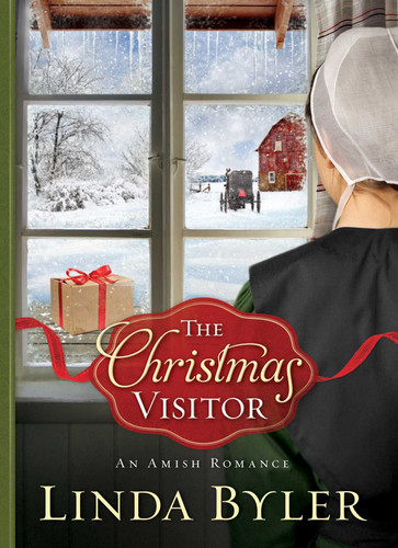 The Christmas Visitor: An Amish Romance book cover by Linda Byler