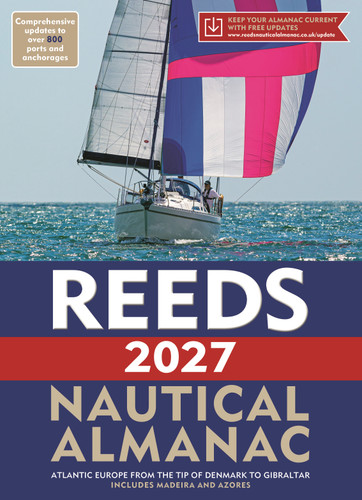 Reeds Nautical Almanac 2027 (Reed's Almanac) book cover by Perrin Towler, Simon Jollands
