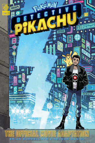 Pokémon Detective Pikachu Movie Graphic Novel book cover by Brian Buccellato
