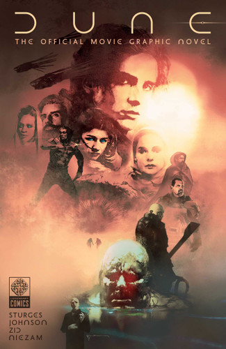 DUNE: The Official Movie Graphic Novel (Dune Movie Graphic Novel Adaptation) book cover by Lilah Sturges