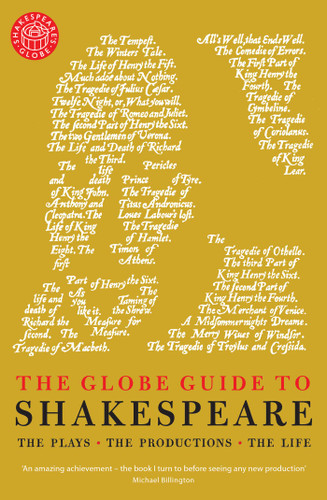 The Globe Guide to Shakespeare book cover by Andrew Dickson