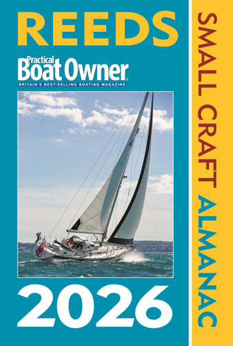 Reeds PBO Small Craft Almanac 2026 (Reed's Almanac) book cover by Perrin Towler, Simon Jollands
