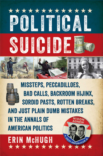Political Suicide book cover by Erin McHugh