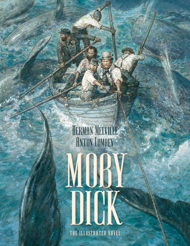 Moby Dick: The Illustrated Novel book cover by Herman Melville
