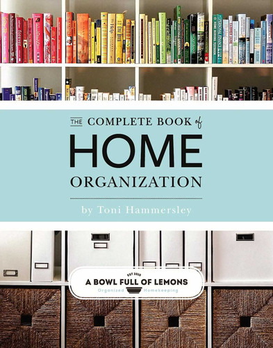 The Complete Book of Home Organization book cover by Toni Hammersley