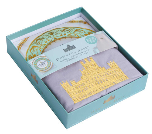 The Official Downton Abbey Cookbook Gift Set (book and apron) (Downton Abbey Cookery) book cover by Annie Gray