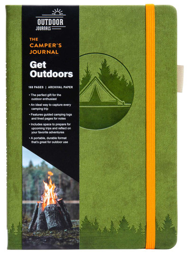 The Camper's Journal (Outdoor Journal; Camping Log Book; Travel Diary) (Outdoor Journals) book cover by Weldon Owen