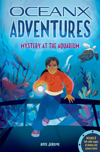 Mystery at the Aquarium (OceanX Adventures) book cover by Kate B. Jerome