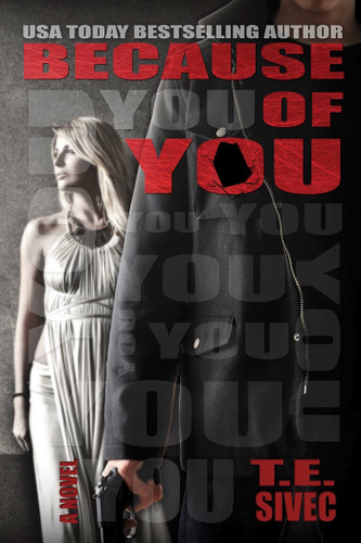 Because of You: Playing with Fire, Book 2 (Playing with Fire) book cover by T.E. Sivec