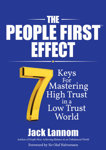 The People First Effect: 7 Keys for Mastering High Trust in a Low Trust World book cover by Jack  Lannom