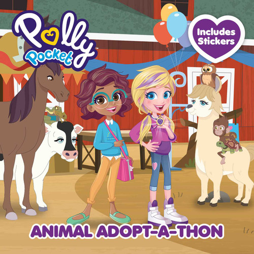 Polly Pocket: Animal Adopt-a-Thon book cover by Fiona Munro, Mattel