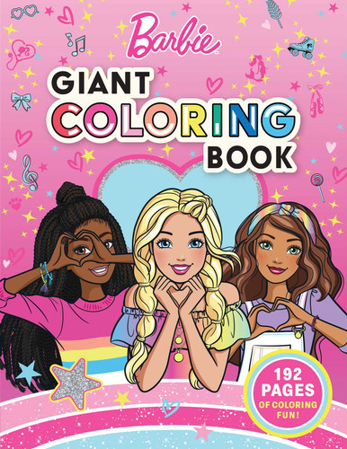Barbie: Giant Coloring Book (Barbie) book cover by Mattel