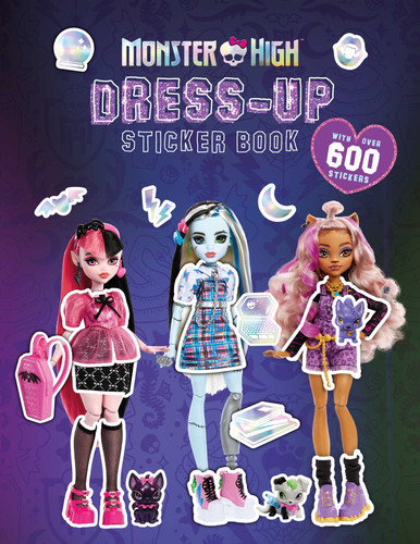 Monster High: Dress-Up Sticker Book book cover by Michelle Golden, Mattel