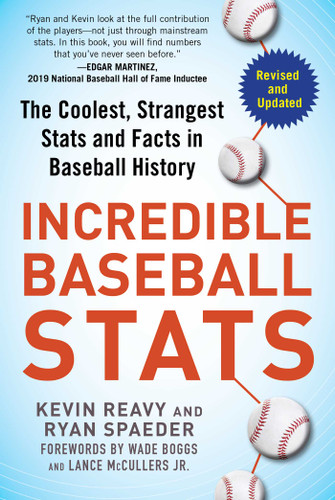 Incredible Baseball Stats: The Coolest, Strangest Stats and Facts in Baseball History book cover by Kevin Reavy, Ryan Spaeder