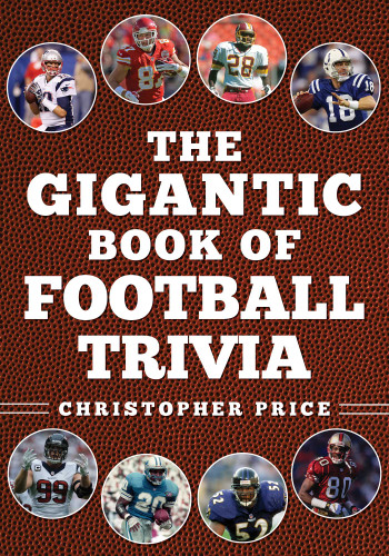 The Gigantic Book of Football Trivia book cover by Christopher Price