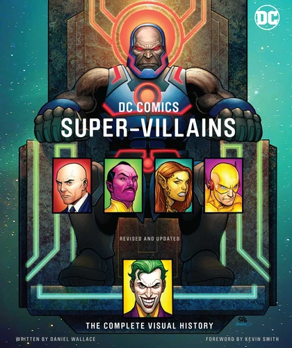 DC Comics Super-Villains book cover by Daniel Wallace