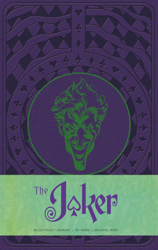The Joker Ruled Pocket Journal (Comics) book cover by Matthew K Manning