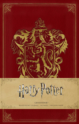 Harry Potter: Gryffindor Ruled Pocket Journal (Harry Potter) book cover by Insight Editions
