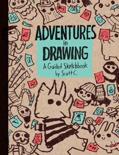 Adventures in Drawing: A Guided Sketchbook book cover by Scott Campbell