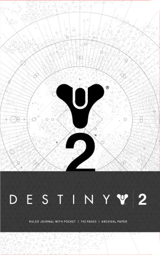 Destiny 2 Hardcover Ruled Journal book cover by Insight Editions, Bungie