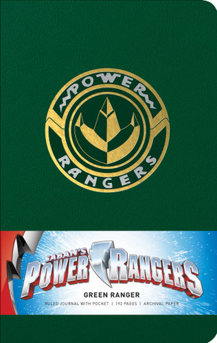Power Rangers: Green Ranger Hardcover Ruled Journal (90's Classics) book cover by Insight Editions