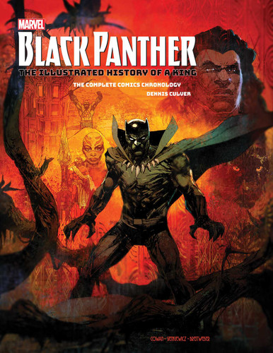 Marvel's Black Panther: The Illustrated History of a King: The Complete Comics Chronology book cover by Dennis Culver