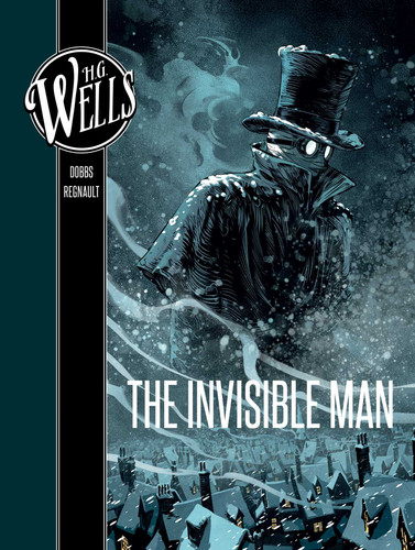 H. G. Wells: The Invisible Man book cover by Dobbs