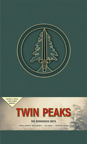 Twin Peaks The Bookhouse Boys Hardcover Ruled Journal (90's Classics) book cover by Insight Editions