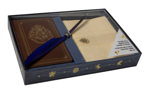 Harry Potter: Hogwarts School of Witchcraft and Wizardry Desktop Stationery Set (With Pen) (Harry Potter) book cover by Insight Editions