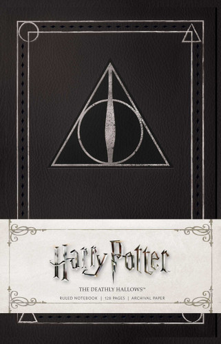 Harry Potter: The Deathly Hallows Ruled Notebook (Harry Potter) book cover by Insight Editions