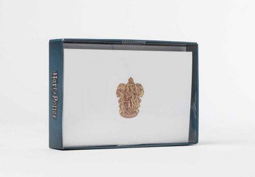 Harry Potter: Gryffindor Foil Note Cards (Set of 10) (Harry Potter) book cover by Insight Editions