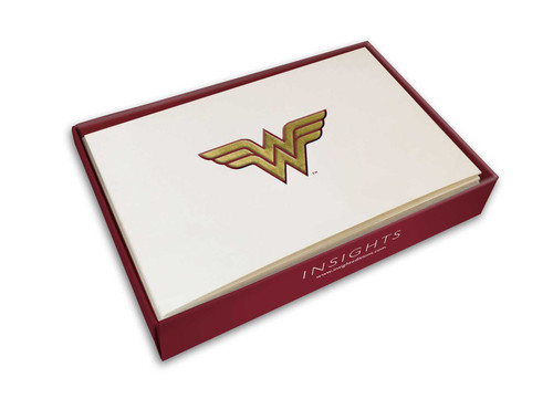 DC Comics: Wonder Woman Foil Note Cards (Set of 10) (Comics) book cover by Insight Editions