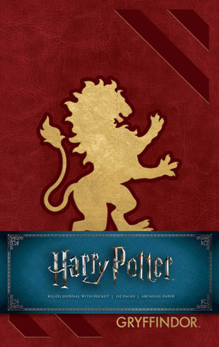 Harry Potter: Gryffindor Hardcover Ruled Journal (Harry Potter) book cover by Insight Editions