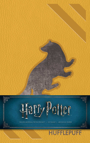 Harry Potter: Hufflepuff Hardcover Ruled Journal (Harry Potter) book cover by Insight Editions