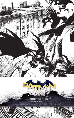 DC Comics: Batman Hardcover Ruled Journal: Artist Edition: Greg Capullo (Comics) book cover by Insight Editions