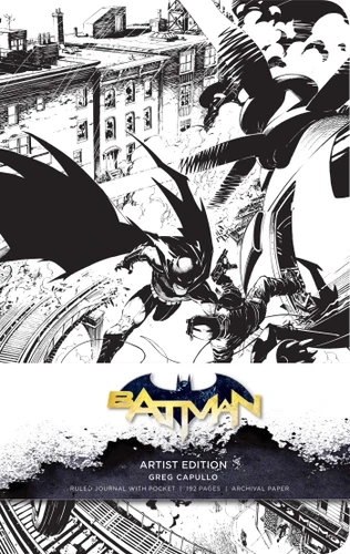 DC Comics: Batman Hardcover Ruled Journal: Artist Edition: Greg Capullo (Comics) book cover by Insight Editions
