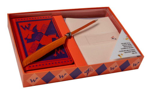 Harry Potter: Weasleys' Wizard Wheezes Desktop Stationery Set (With Pen) (Harry Potter) book cover by Insight Editions