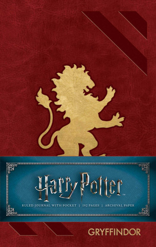 Harry Potter: Gryffindor Ruled Pocket Journal (Harry Potter) book cover by Insight Editions